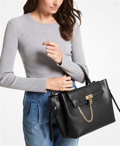 MICHAEL Michael Kors Hamilton Legacy Belted Leather Satchel 